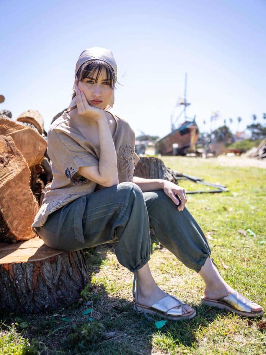 PANTALON LINO ENCINA - BLANCO 