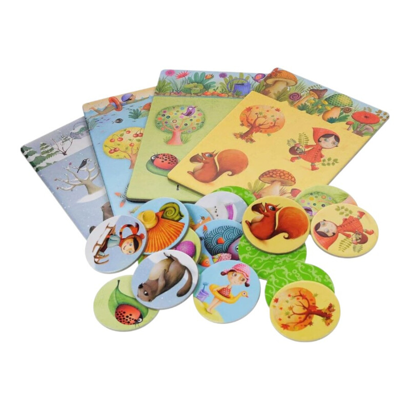 Juego Loto 4 Estaciones Djeco Juego Loto 4 Estaciones Djeco