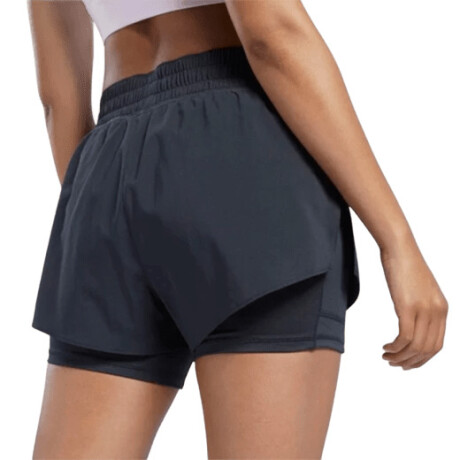 Short Reebok Running Dama 2-In-1 C: Black S/C