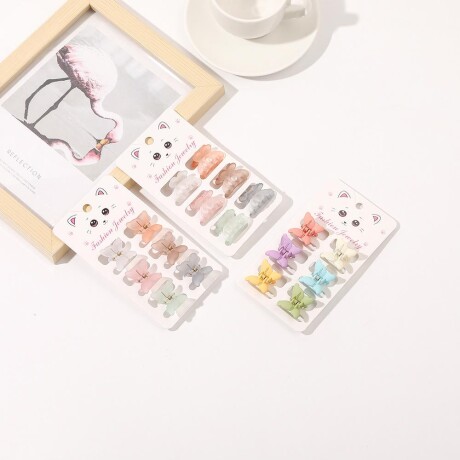 Set De Broches X6 Color Pastel Set De Broches X6 Color Pastel