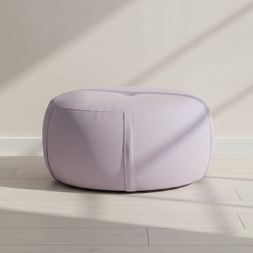 PUFF TELA NATURAL-BEIGE OLTEN BEIGE CLARO