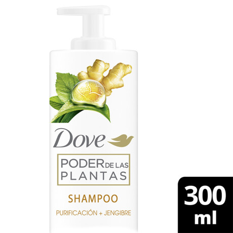 Shampoo Dove poder de las plantas Purificación + Jengibre