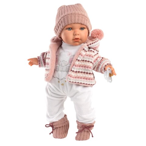 Bebota Llorens Julia Llorona Chupete 42 Cm Abrigo Pijama Variante Modelo Julia