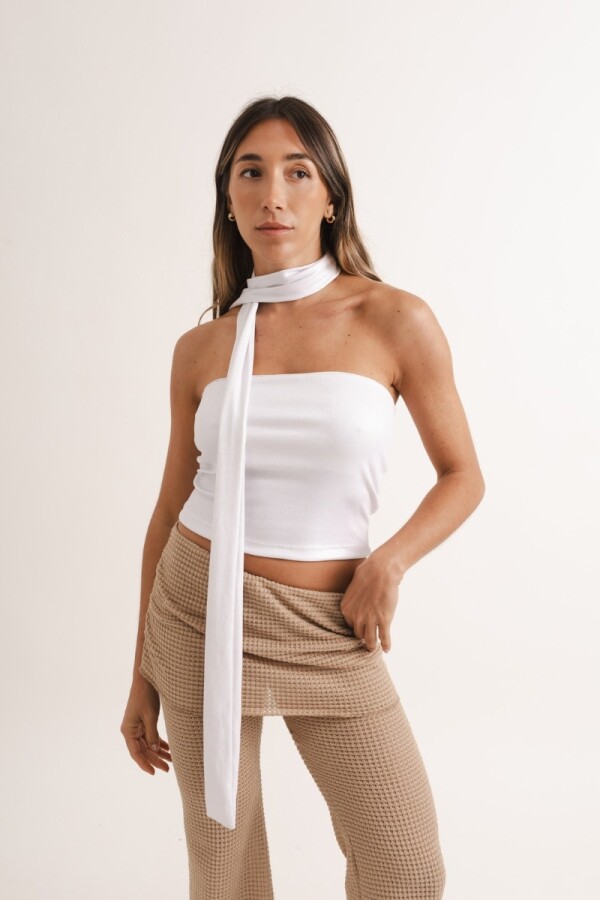Top Choker Blanco