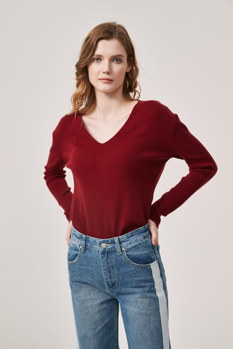 Sweater Ginah - Bordeaux 