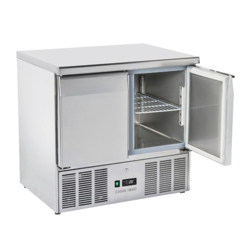 Mostrador refrigerado para ensaladas 2 puertas compacto - Coolhead CRX 90A Mostrador refrigerado para ensaladas 2 puertas compacto - Coolhead CRX 90A