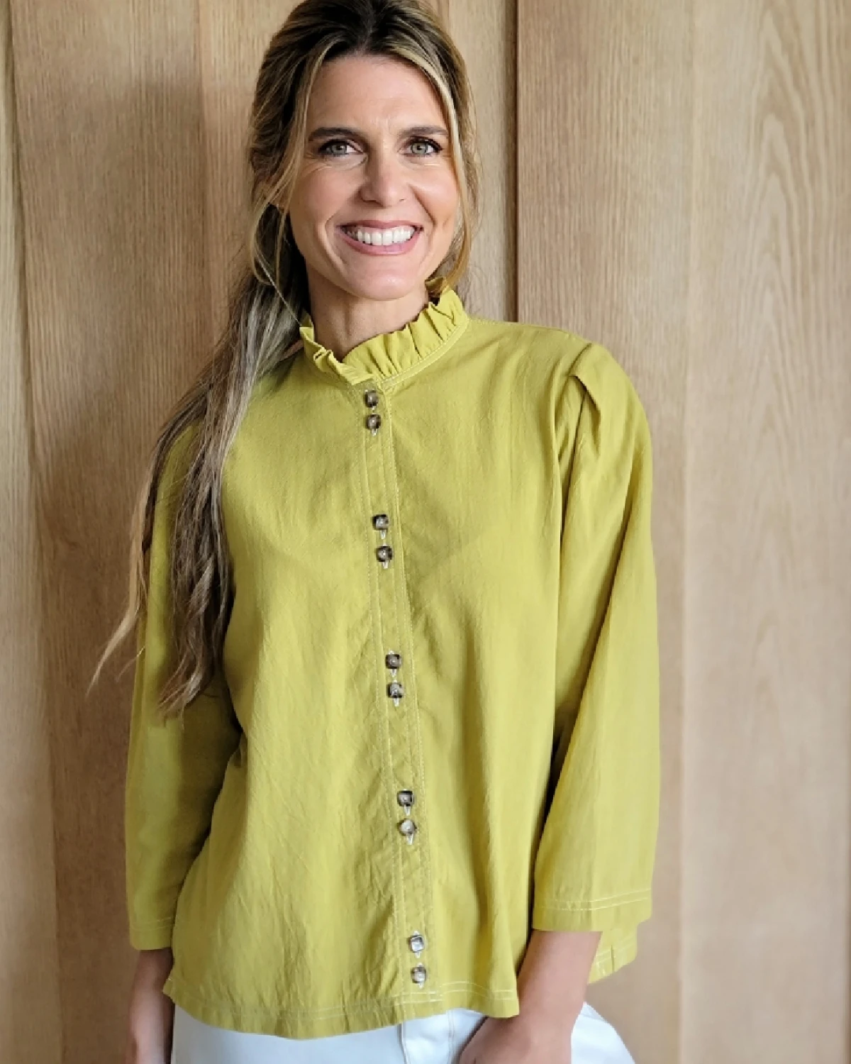 Camisa Carlotta 2.0 pistacho 1