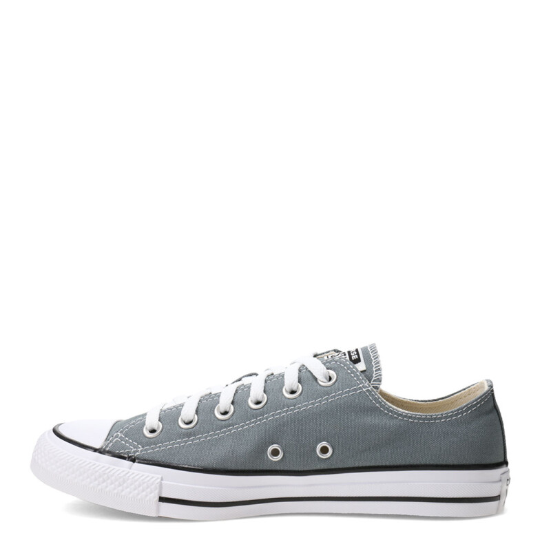 Championes Unisex Converse Ctas Ox Chuck Taylor All Star Gris - Blanco