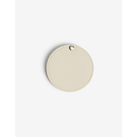 Espejo Redondo De Cartera Rosa Piel