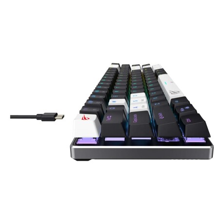 Teclado Havit Gaming Series Kb906l 65% Mecanico Blanco Y Negro Rgb Usb Teclado Havit Gaming Series Kb906l 65% Mecanico Blanco Y Negro Rgb Usb