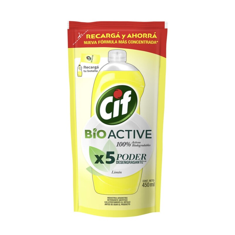CIF ACTIVE GEL 450 LIMON DOY PACK Cif Active Gel 450 Limon Doy Pack