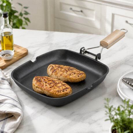 Sarten Grill 28x28 cm Mango Abatible Sua Lacor Sarten Grill 28x28 cm Mango Abatible Sua Lacor