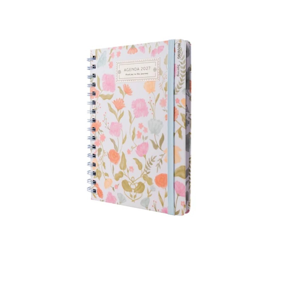 Agenda Mooving Spring 2027 Semanal Con Espiral AGENDA MOOVING SPRING 2027 SEMANAL CON ESPIRAL