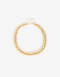 Collares Cortos Metal Collar Corto Bolones Metal - Dorado