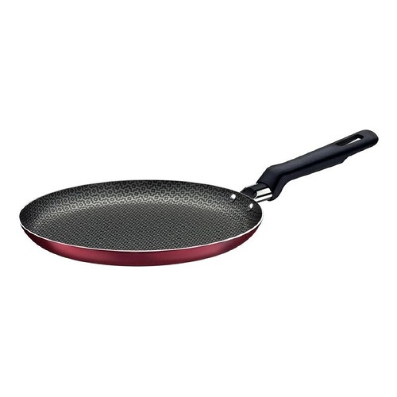 Panquequera en Aluminio Tramontina Loreto con Antiadherente Starflon Max Rojo 22cm Rojo
