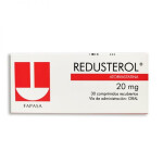 REDUSTEROL 20 MG. CJ X 30 COMPRIMIDOS única