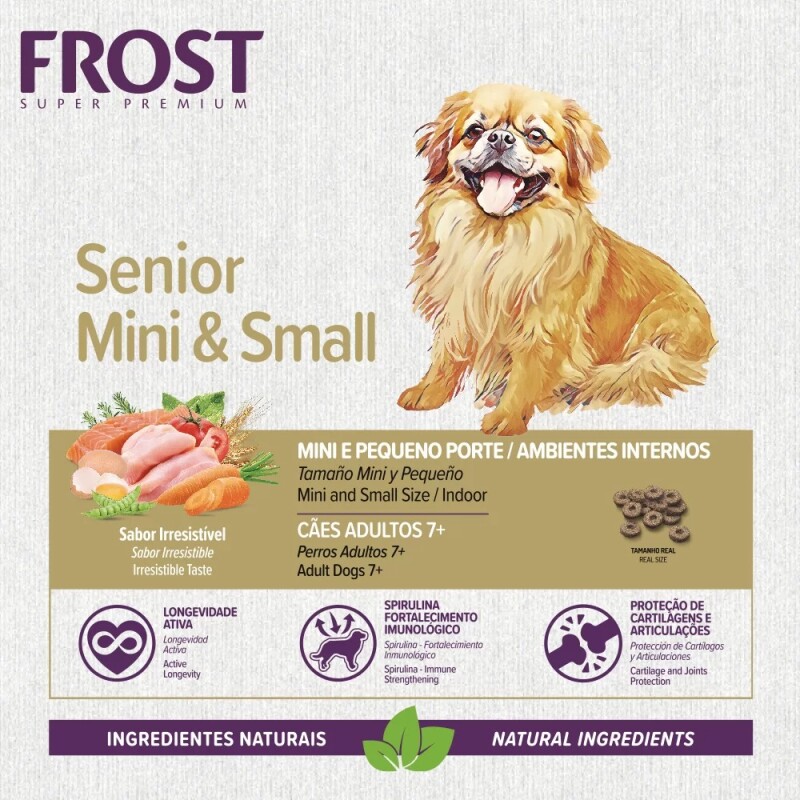 FROST PERRO SENIOR RAZAS PEQUEÑAS 2,5 KG FROST PERRO SENIOR RAZAS PEQUEÑAS 2,5 KG