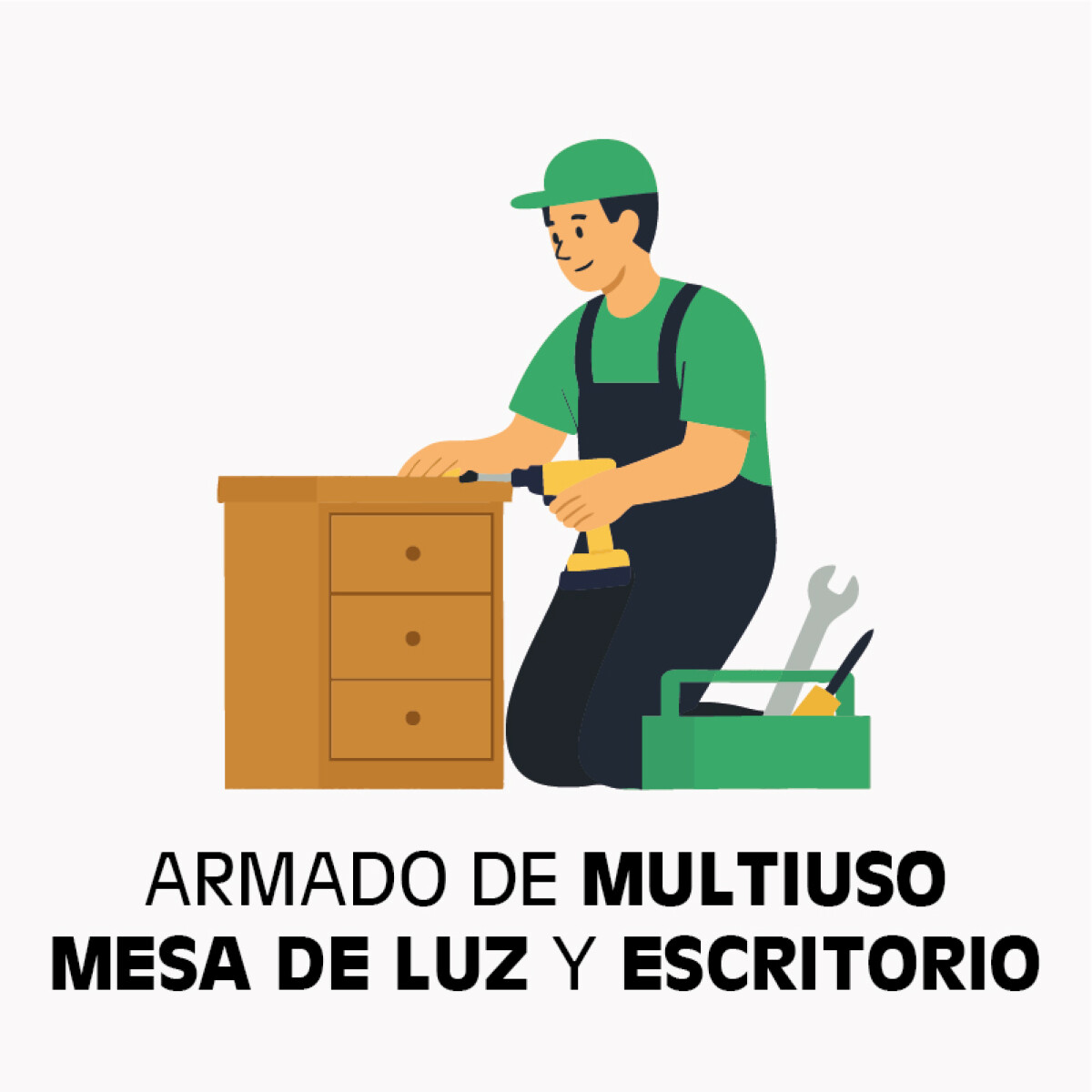 Armado Multiuso - Mesa De Luz- Escritorio Sin Cajon - Montevideo Y Metropolitana 