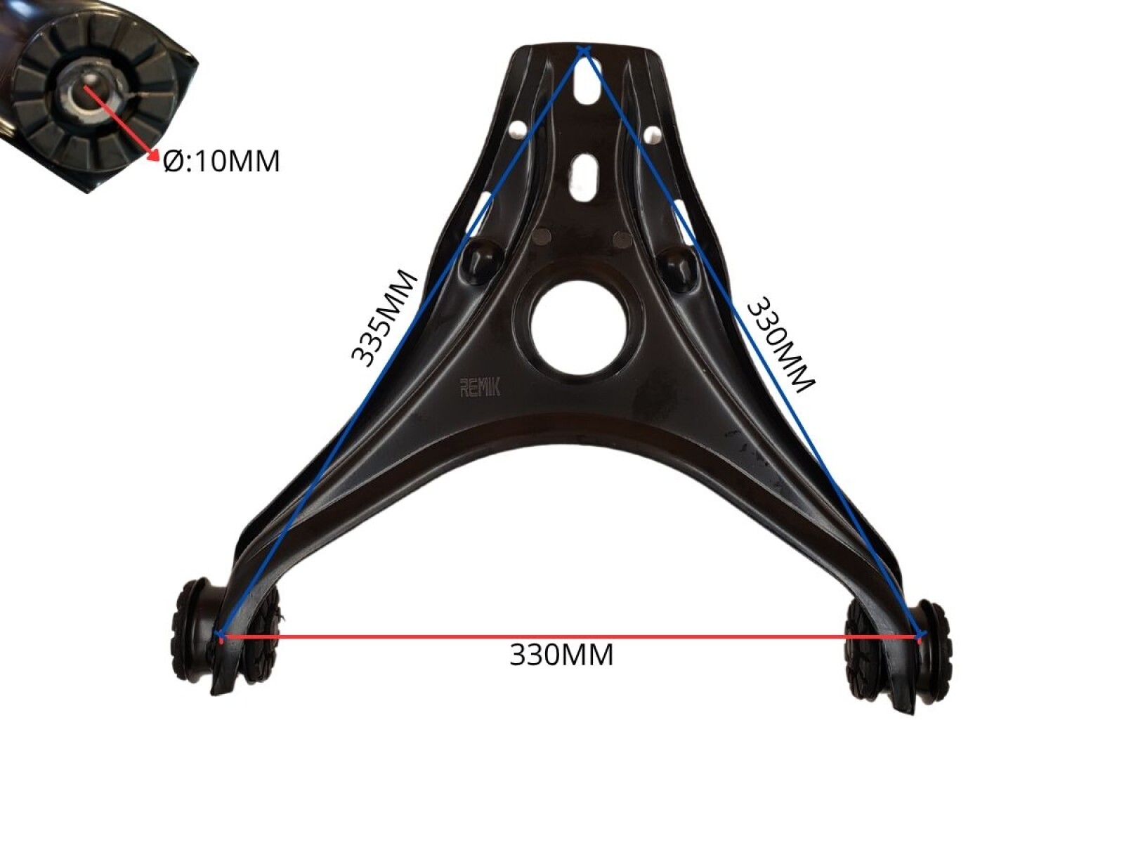 Parilla De Susp Del Volks Gol I/Saveiro/Parati/Amazon 80-99 Izq 