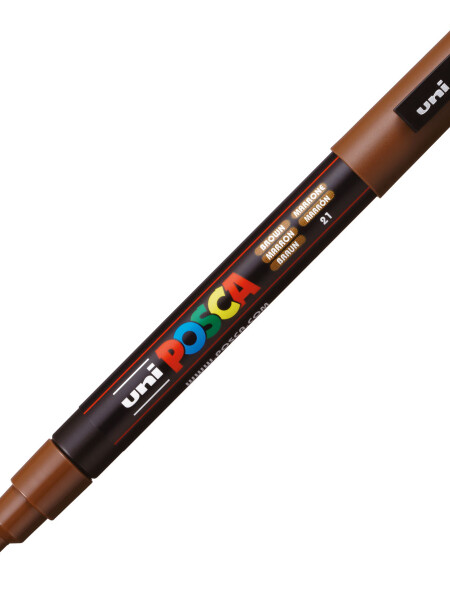 MARCADOR UNI POSCA 1.3 MM MARRON N/A