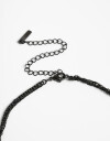 Collares Cortos Metal Collar De Acero Men´s Collection - Negro