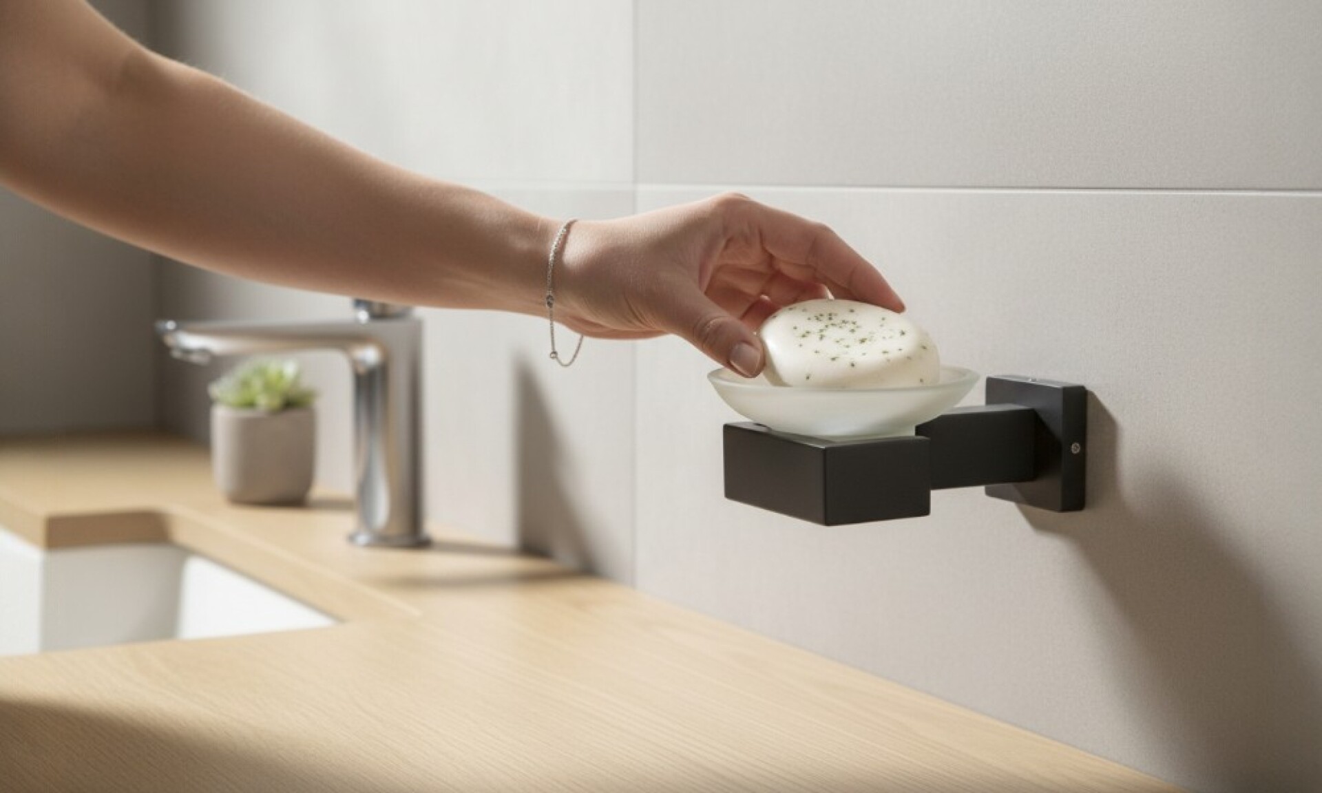 Jabonera De Cristal 7809 