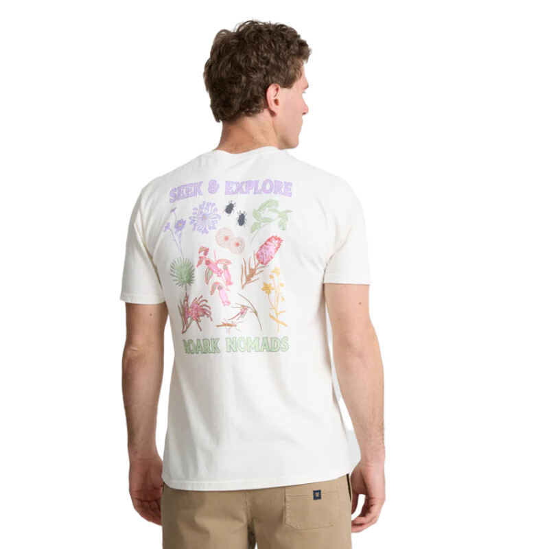 Remera Roark Seek & Explore - Blanco Remera Roark Seek & Explore - Blanco