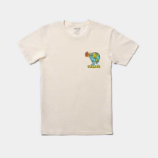 Remera Stance Earth Jazz Blanco