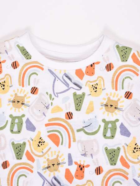 CONJUNTO PIJAMA ANIMALES ESTAMPADO 1