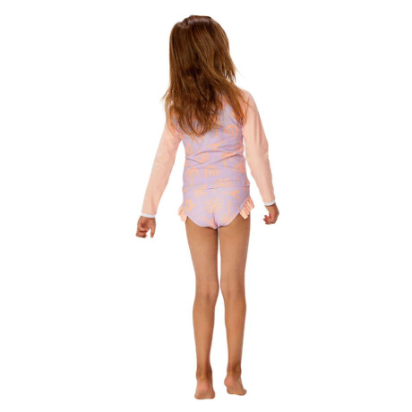 Lycra Rip Curl Low Tide Rash Lila