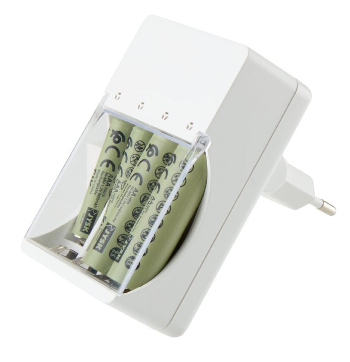 Cargador de batería EIK con enchufe 