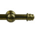 Barrote cortina metal EuroClassic 1,5m + 2 soportes ORO VIEJO