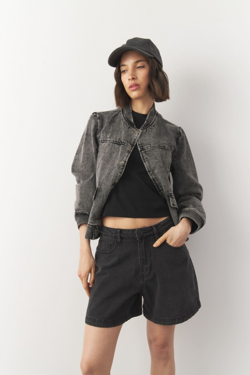 SHORT TORI Negro