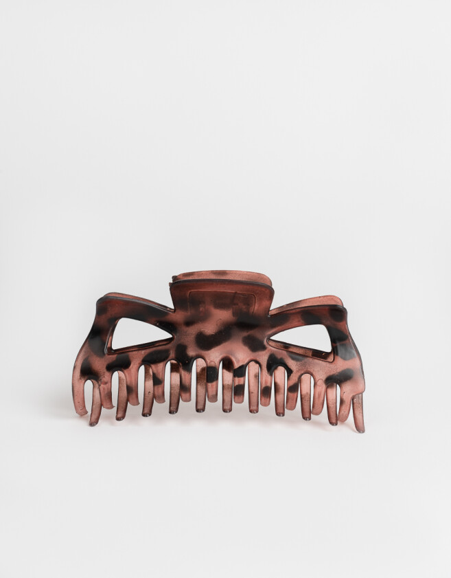 Broche Carey Maxi Broche Classic - Marron Carey