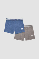 Boxer umbro pack x 2 alg/lyc Azul