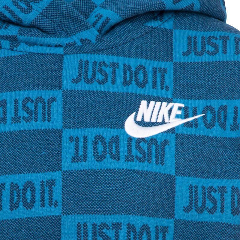 Abrigo Textured Club Felpa Polera de Niño Azul