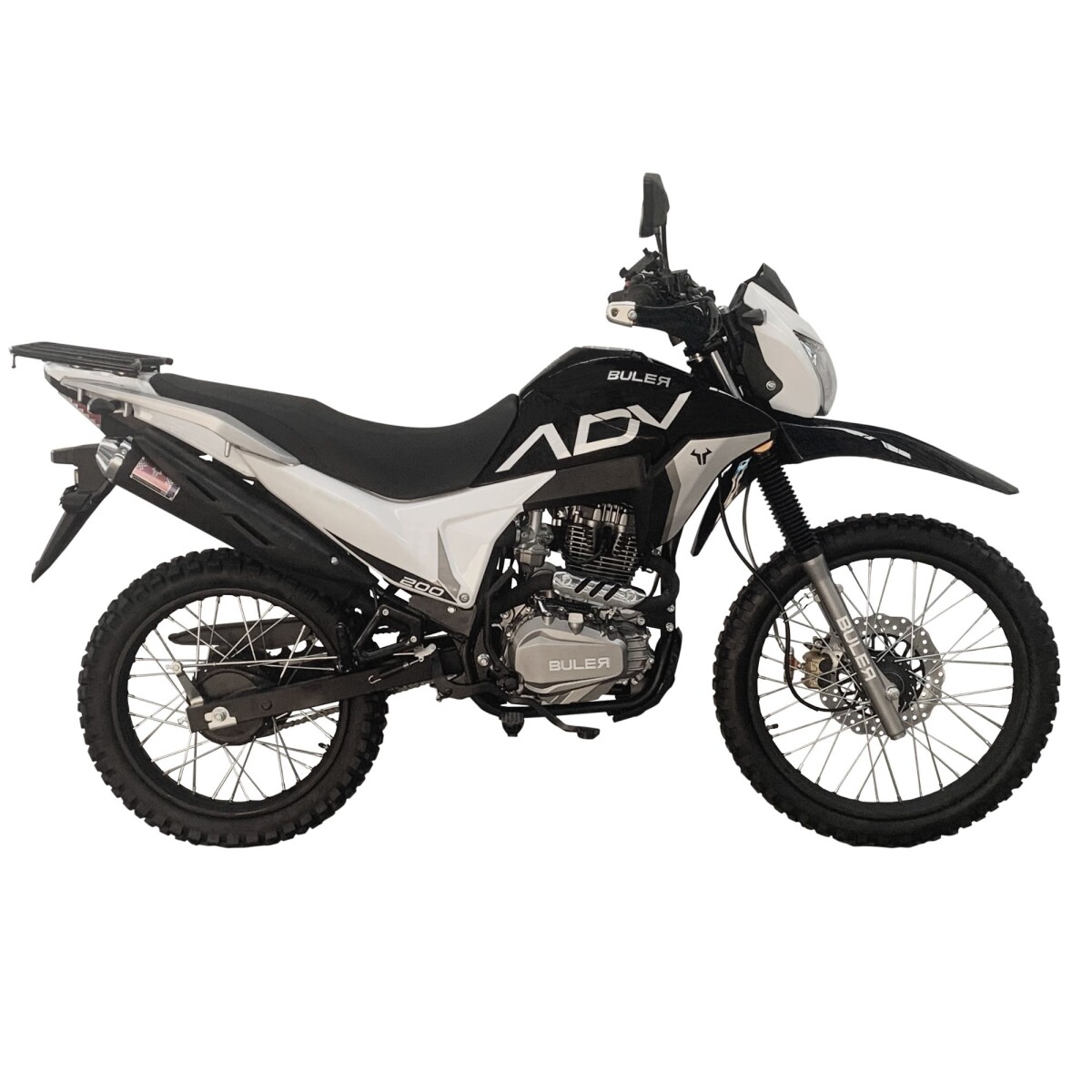 Motocicleta Buler Trail Adventure 200cc - Rayos - Negro 