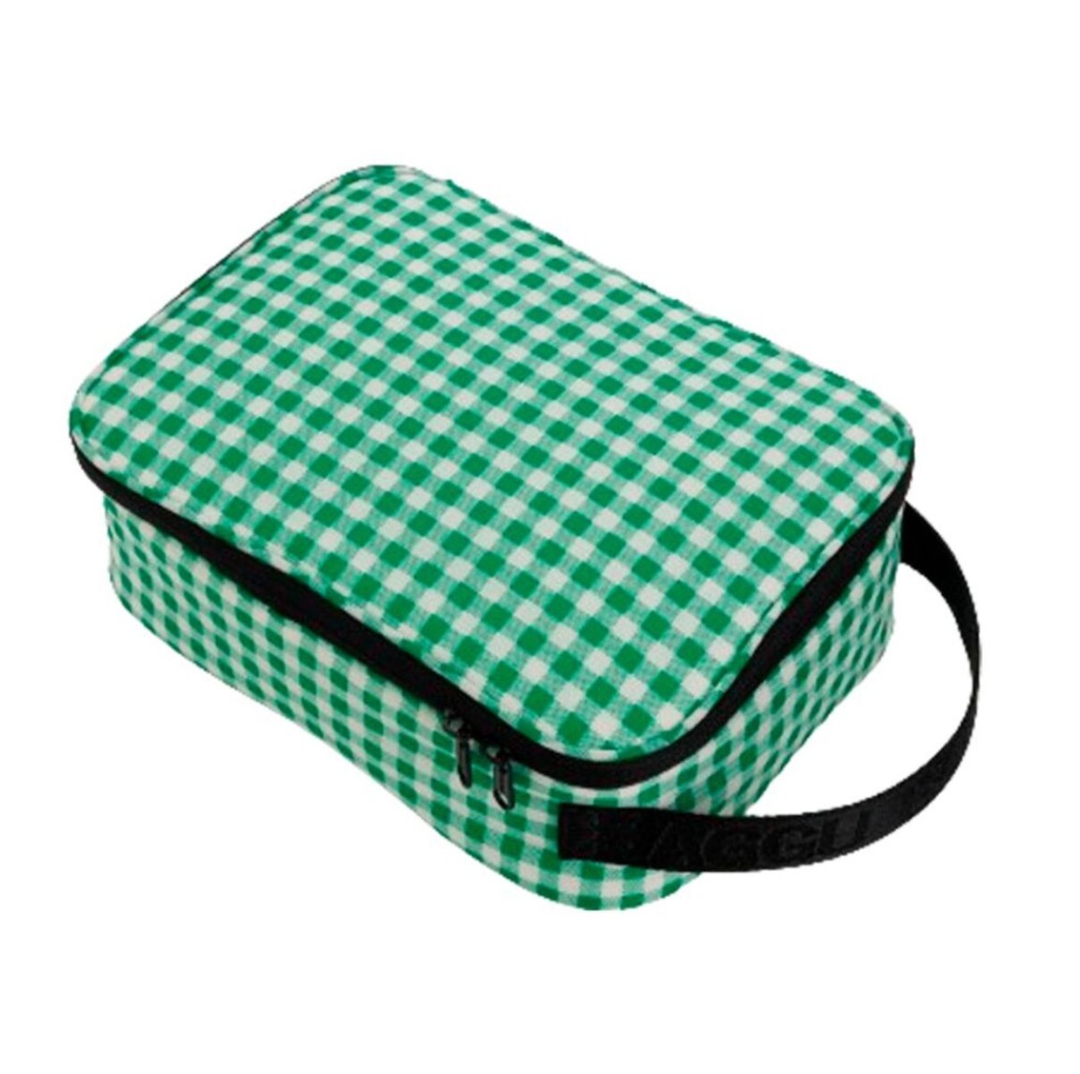 Lanchera Térmica Impermeable Box 24×19cm - Green gingham 