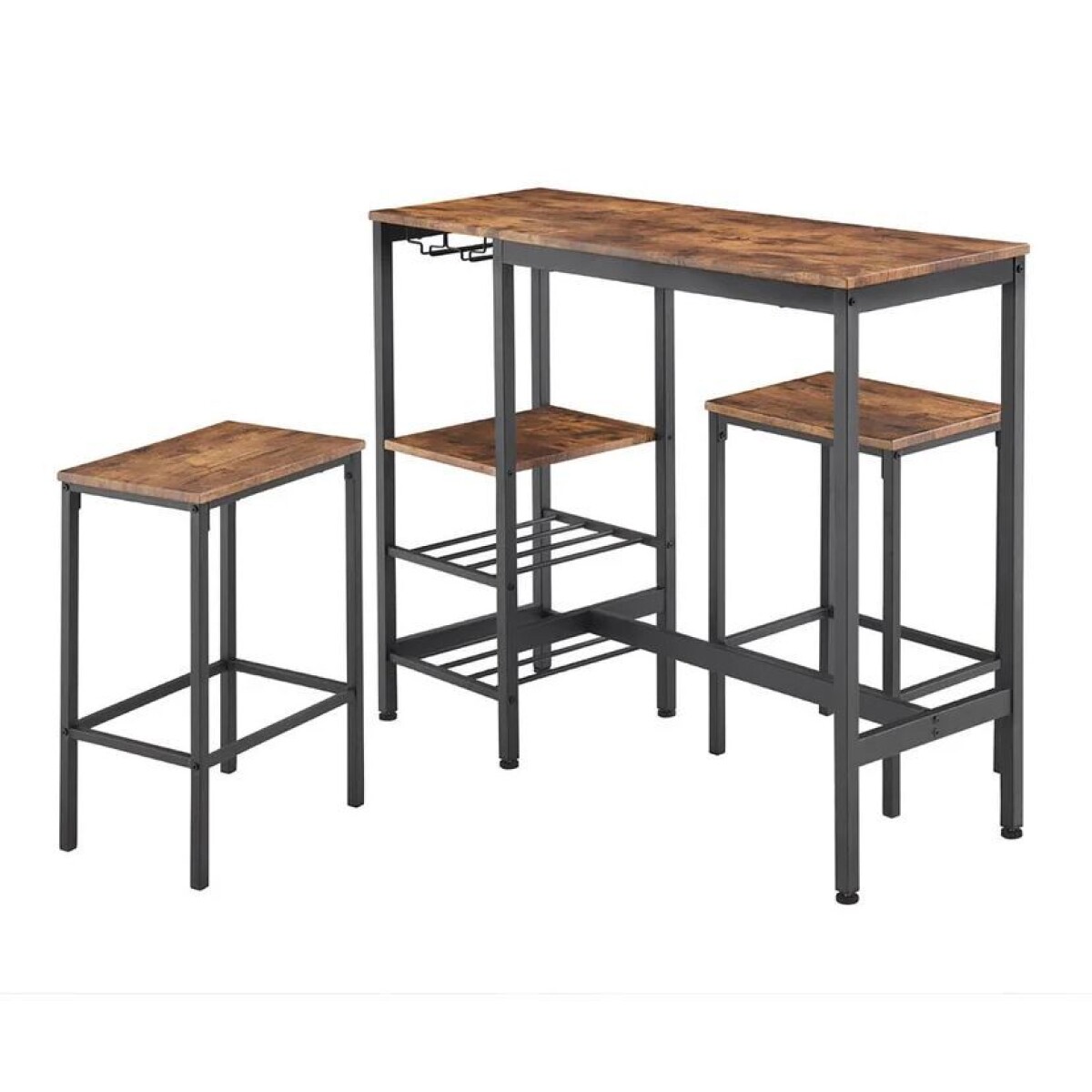 Juego de comedor Harlem 1 mesa y 2 bancos 