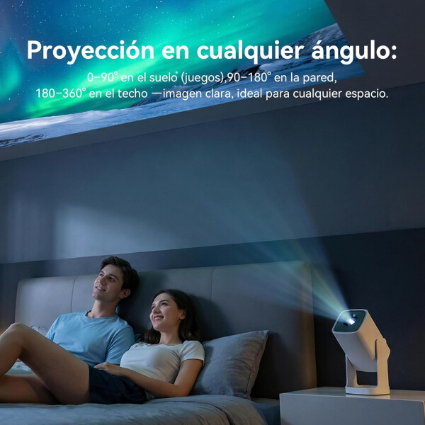 Proyector Wanbo Cube 1 Android Tv 1gb Ram 8gb CELESTE