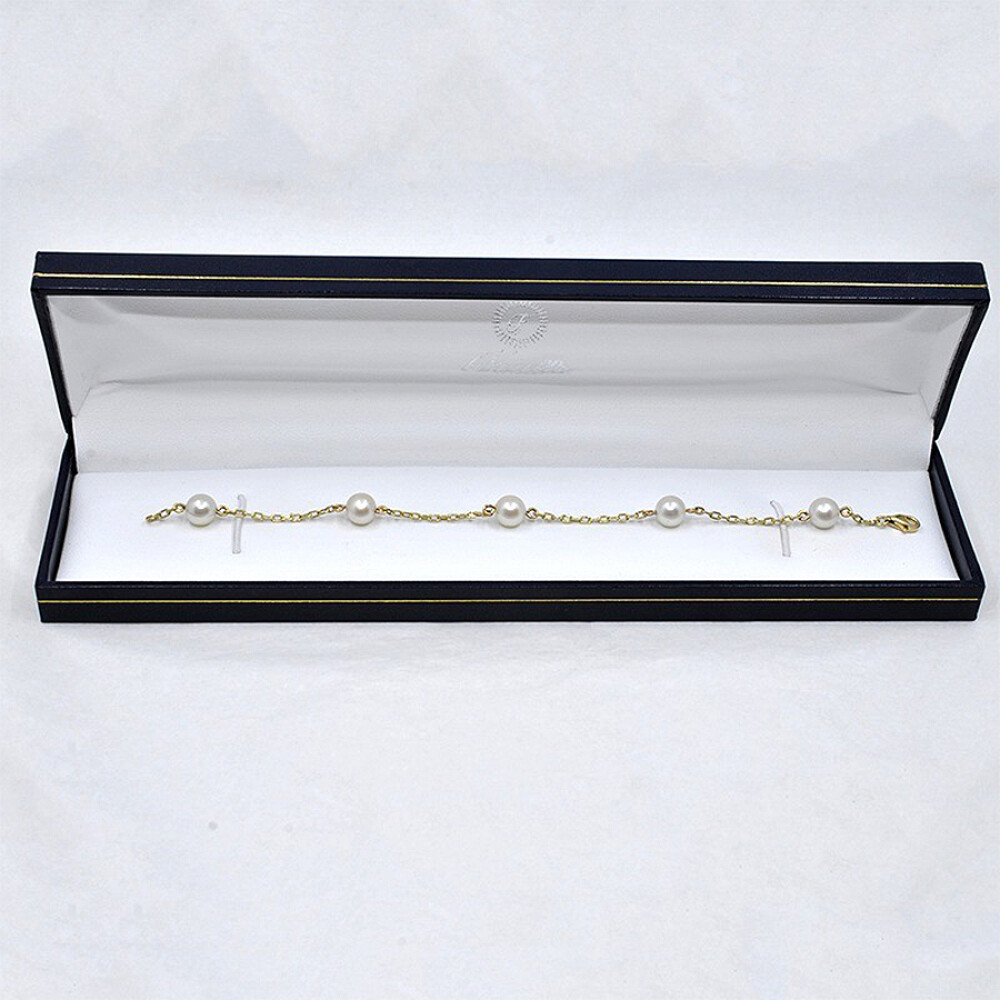 Pulsera En Oro 18K Y Perlas Pulsera En Oro 18K Y Perlas