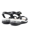 Sandalia Modare Dos Tiras Cruzadas de Mujer - 7183.103-21736 Negro