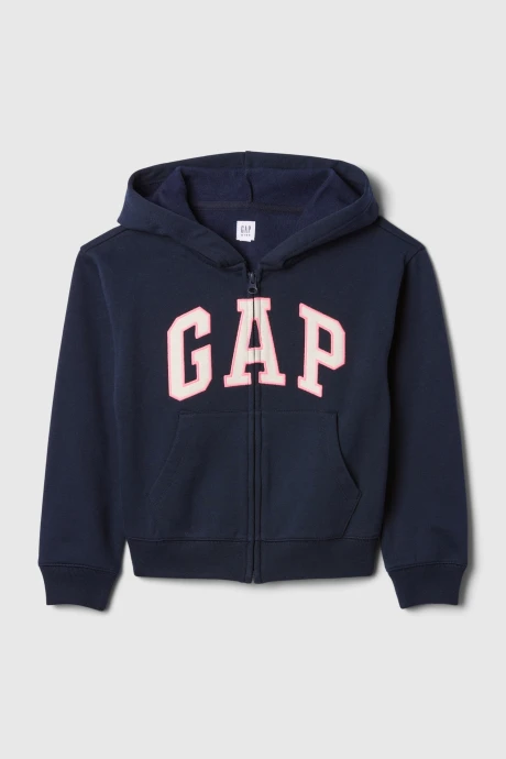 Canguro Logo Gap Con Felpa Niña Tapestry Navy