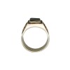 Anillo Mesa-Plata y Oro-Piedra Onix-AN5163 conpiedra