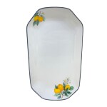 BANDEJA RECTANGULAR DE PORCELANA • 31x17cm BANDEJA RECTANGULAR DE PORCELANA • 31x17cm