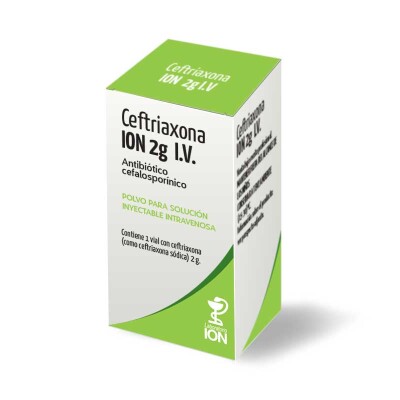 Ceftriaxona Inyectable Intra Venoso 1 Gr. Ceftriaxona Inyectable Intra Venoso 1 Gr.