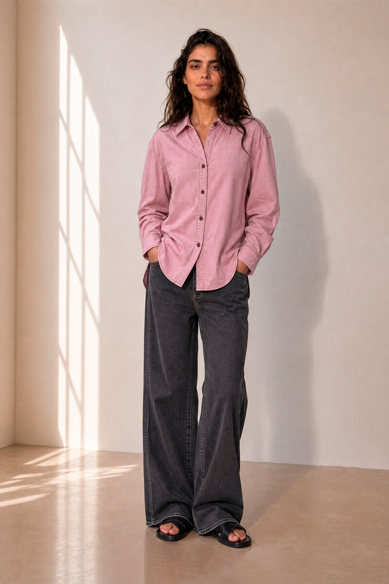 CAMISA HOME ROSA
