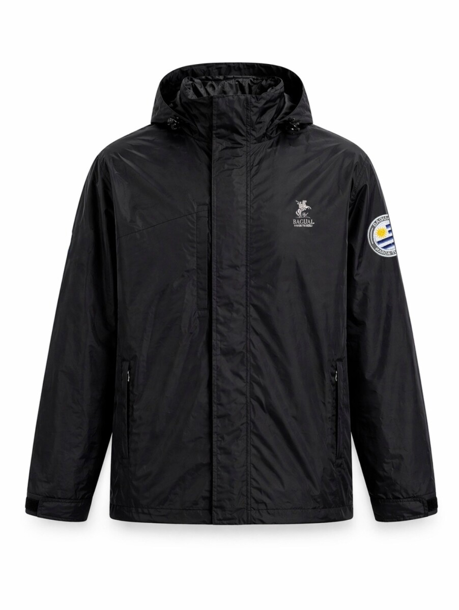 Campera Taslon Hombre - Negro 