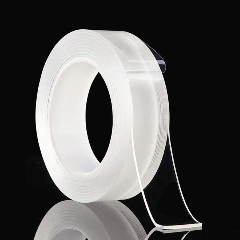 Cinta mágica doble faz transparente 3 metros 5 cm