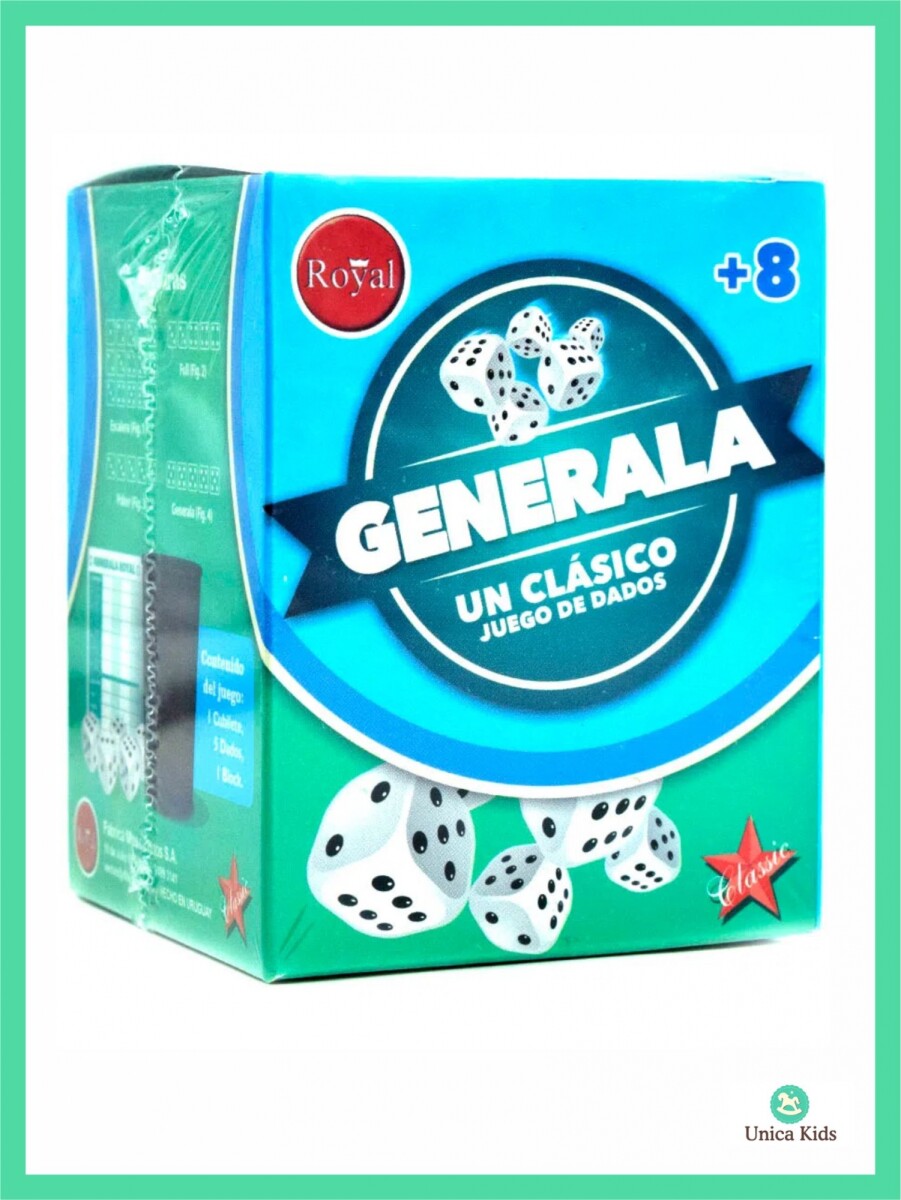 JUEGO GENERALA ROYAL - UNICO 